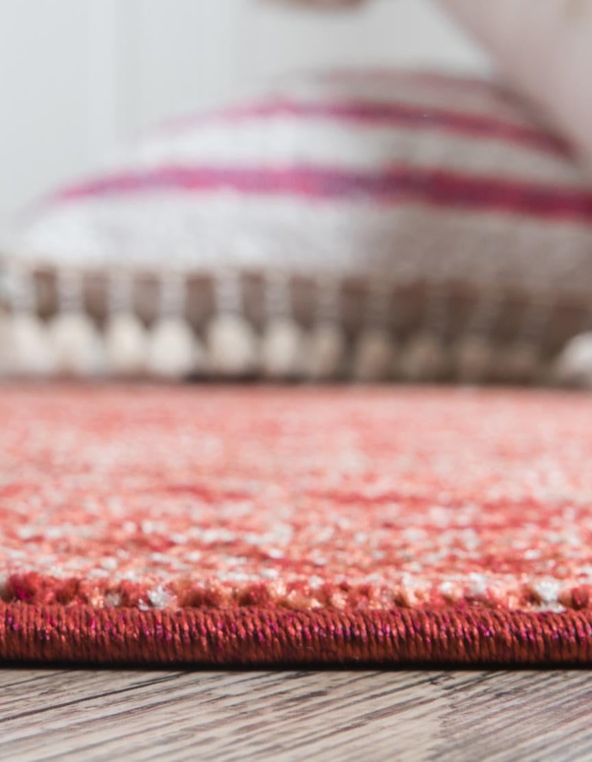 Rund Teppich Loft in Rot von Hadorn™ - Lifestyle Image