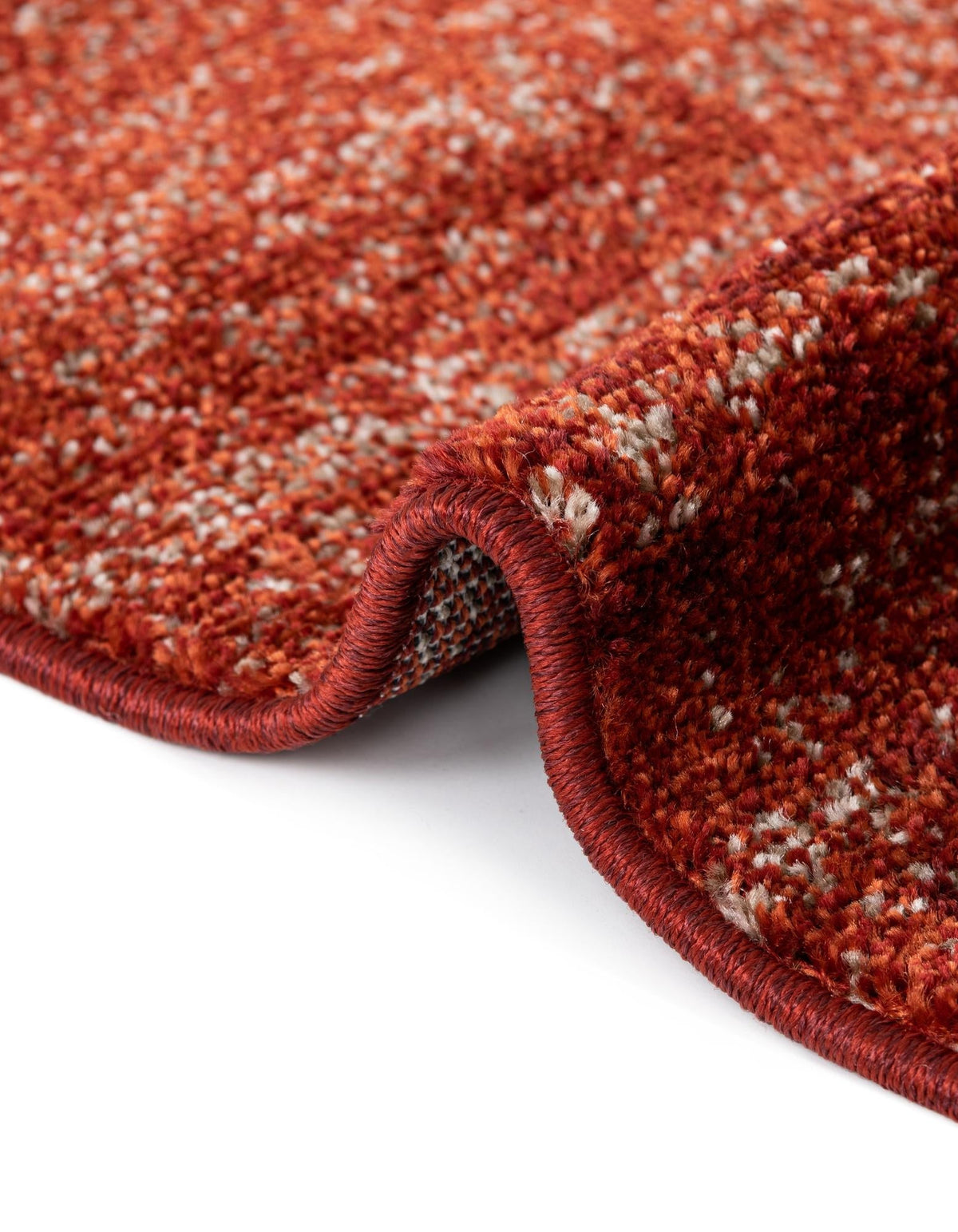 Rund Teppich Loft in Rot von Hadorn™ - Lifestyle Image