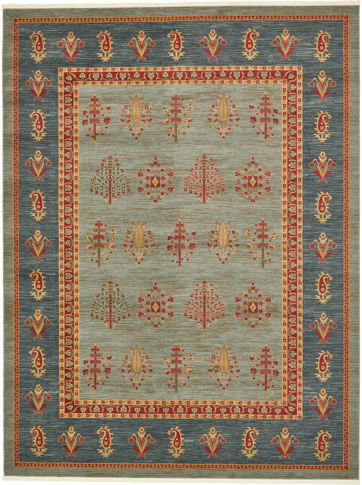 Rechteck Teppich Kashkuli Gabbeh in Hellblau von Hadorn™ - Lifestyle Image