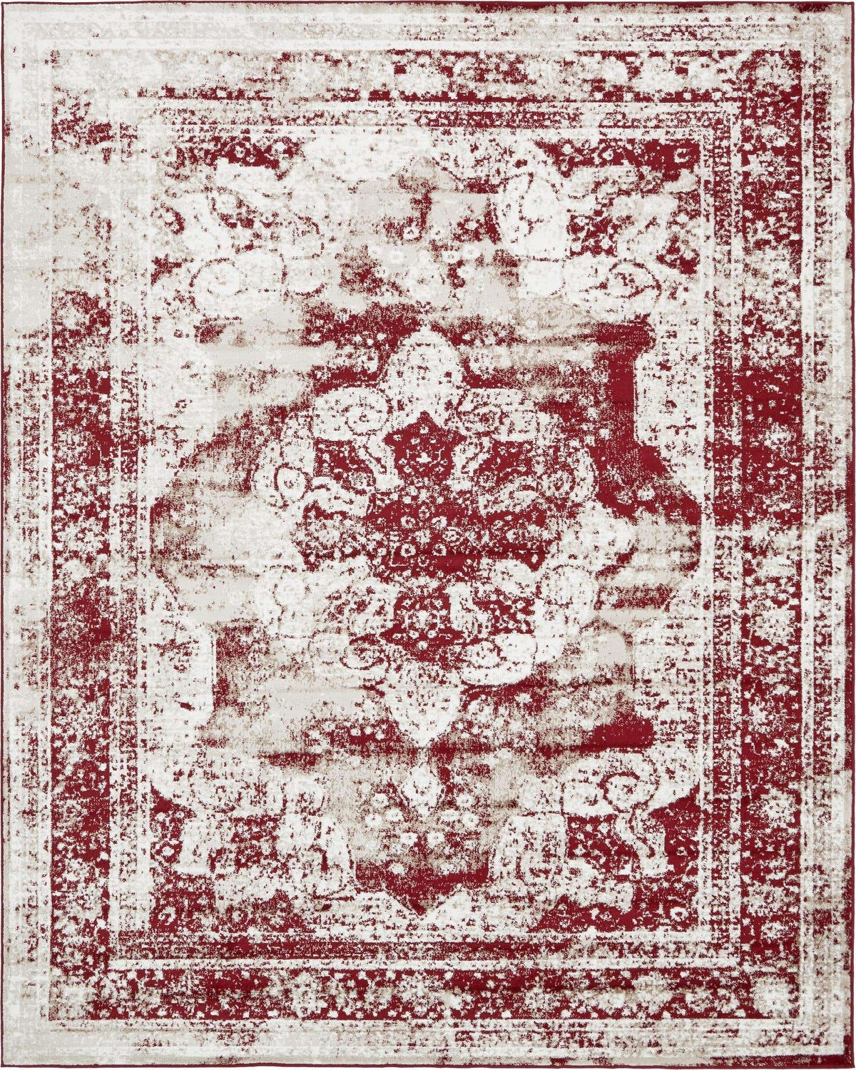 Rechteck Teppich Monaco in Burgund von Hadorn™ - Lifestyle Image