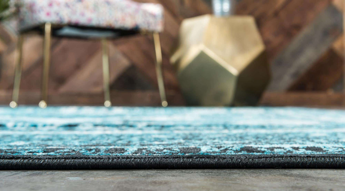 Rechteck Teppich Istanbul in Blau von Hadorn™ - Lifestyle Image
