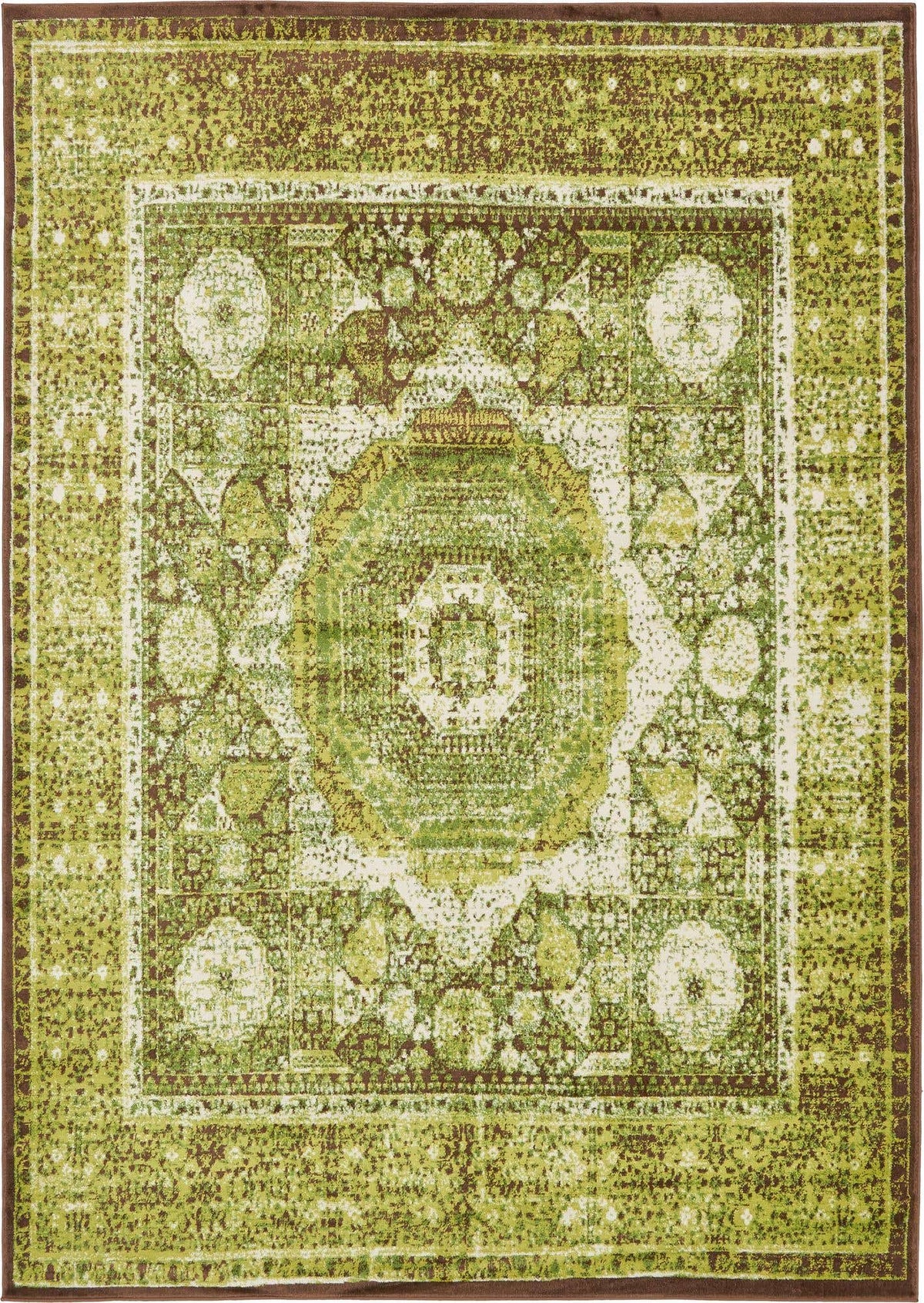 Rechteck Teppich Istanbul in Hellgrün von Hadorn™ - Lifestyle Image