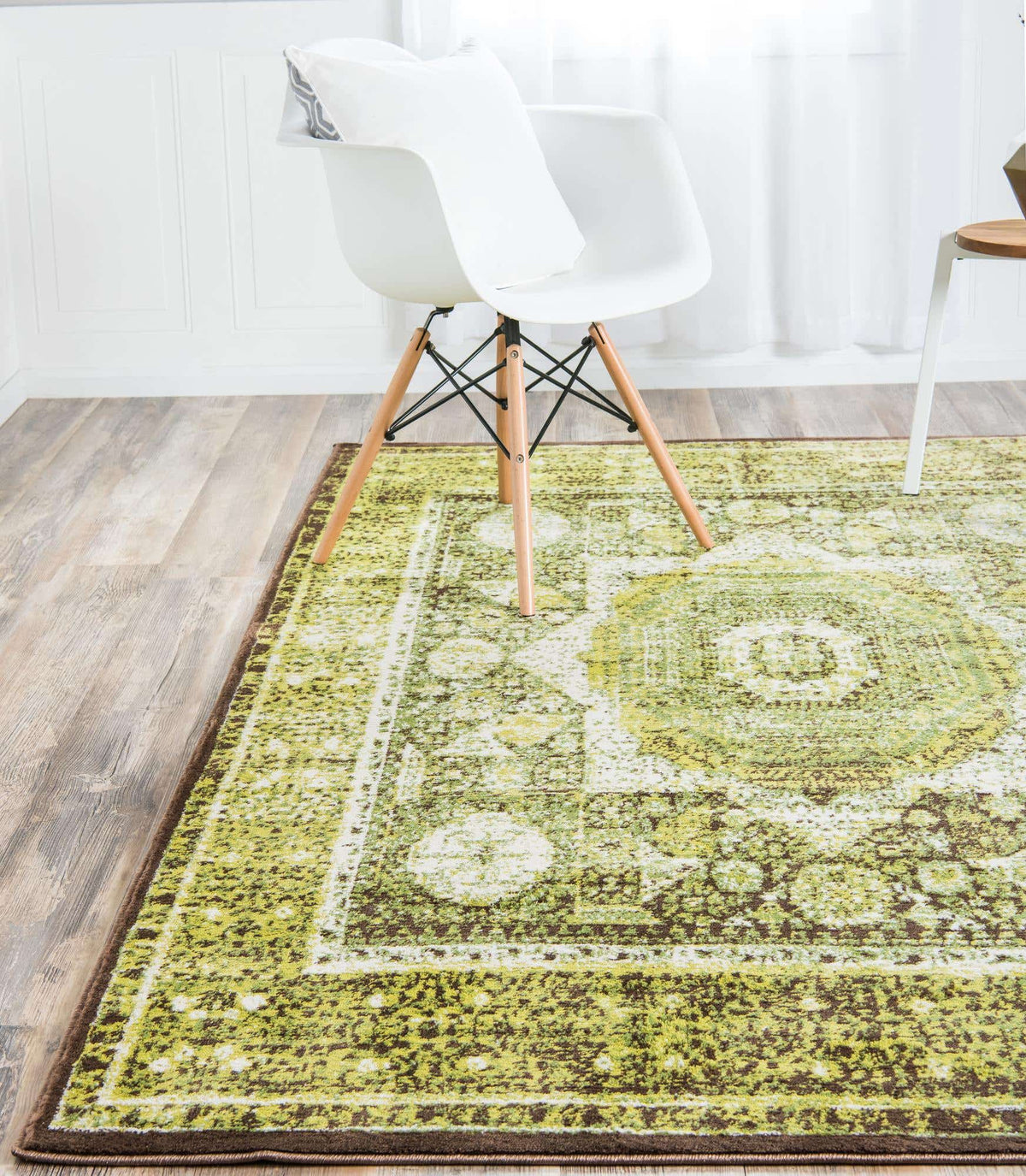 Rechteck Teppich Istanbul in Hellgrün von Hadorn™ - Lifestyle Image