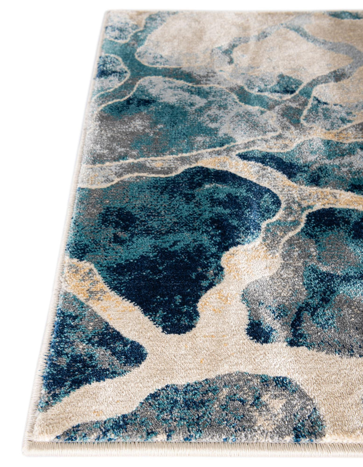 Rechteck Teppich Ethereal in Marineblau von Hadorn™ - Lifestyle Image