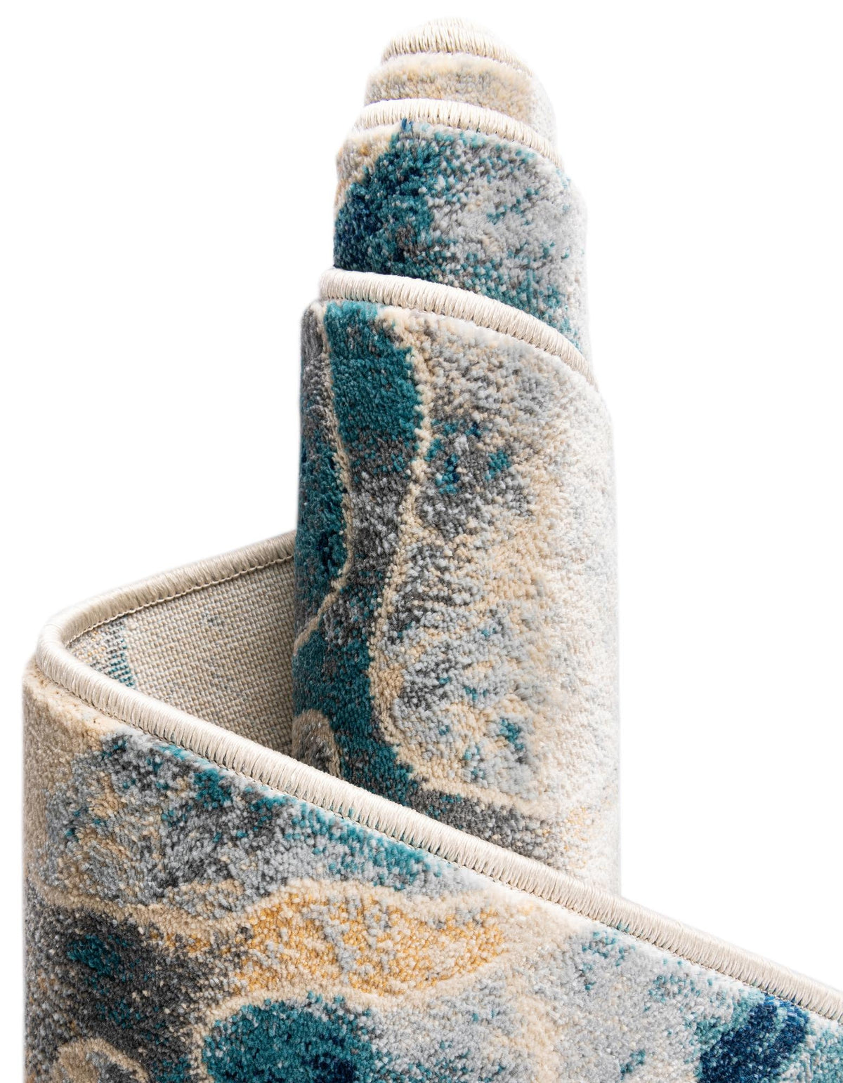 Rechteck Teppich Ethereal in Marineblau von Hadorn™ - Lifestyle Image