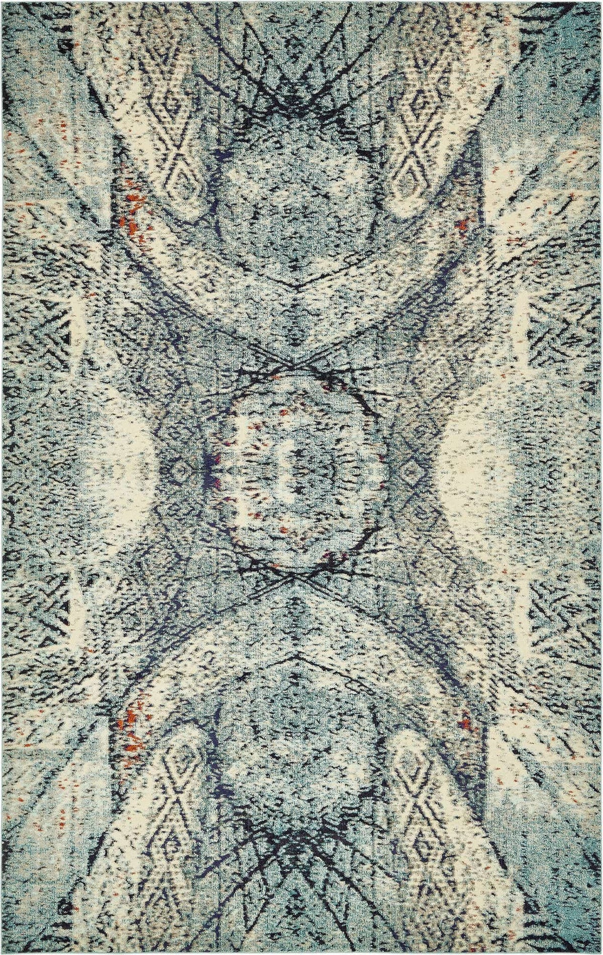 Rechteck Teppich Arte in Blau von Hadorn™ - Lifestyle Image