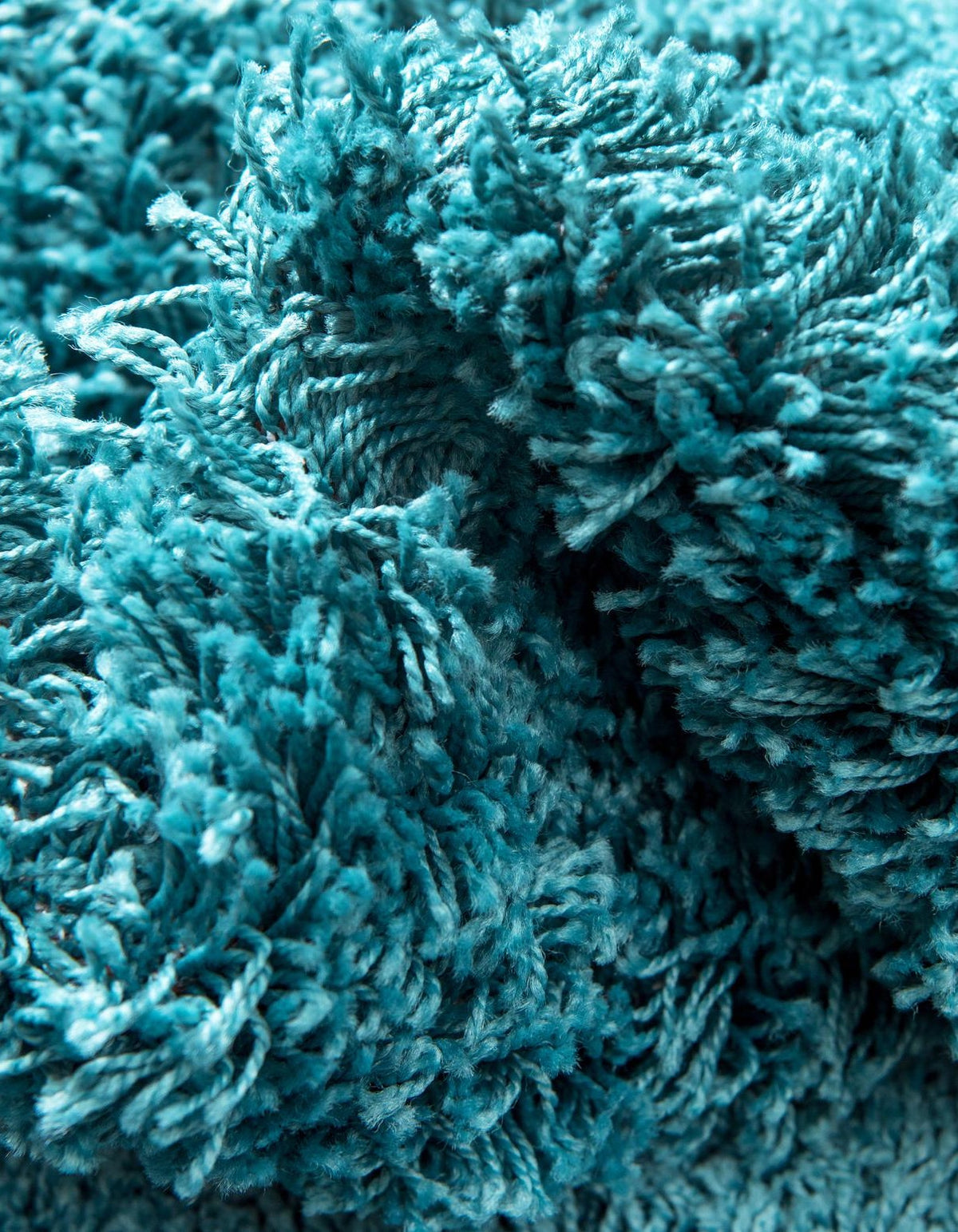 Läufer Hochflorteppich Solid Shag in Dunkelblau von Hadorn™ - Lifestyle Image
