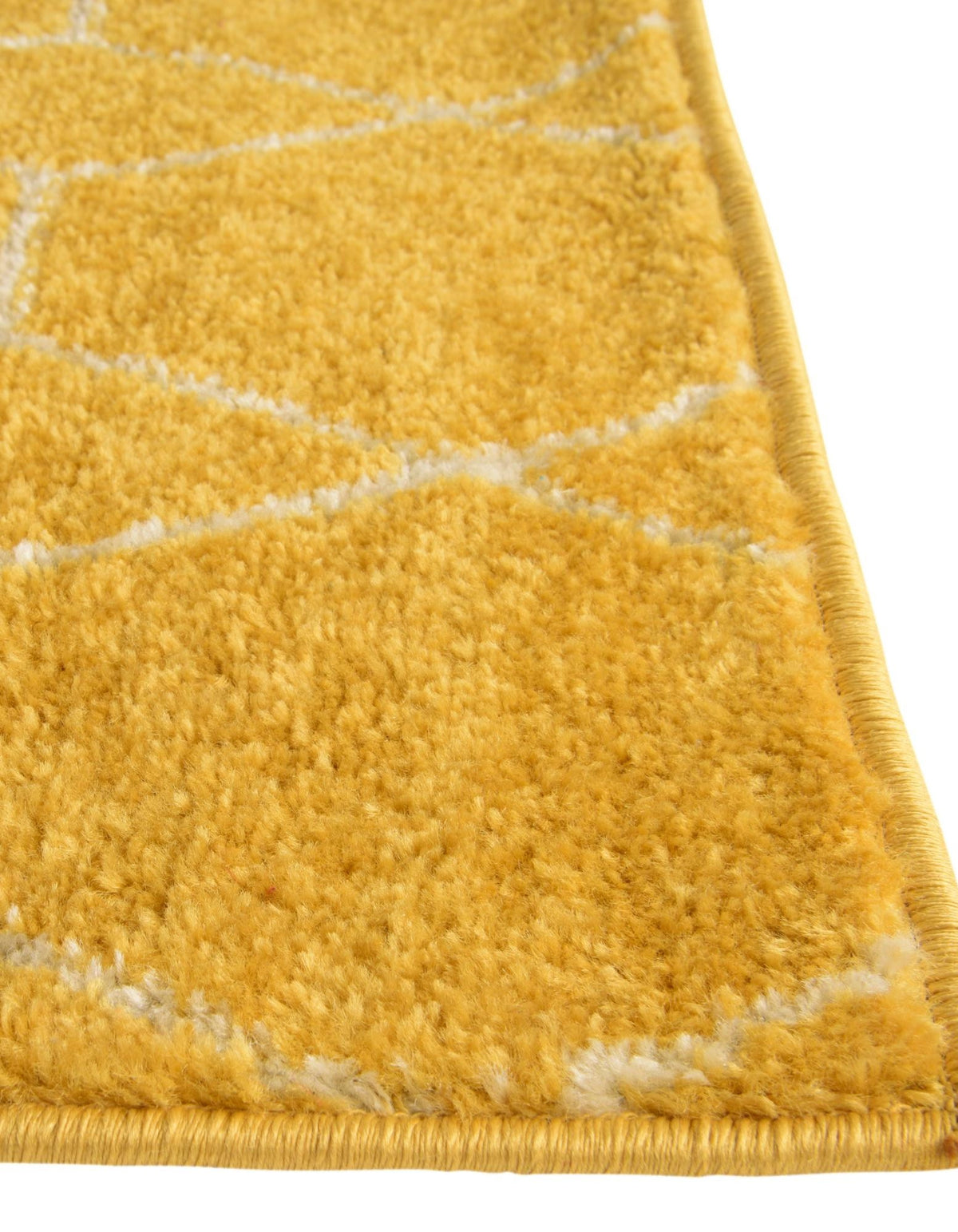 Rechteck Teppich Trellis Frieze in Gelb von Hadorn™ - Lifestyle Image