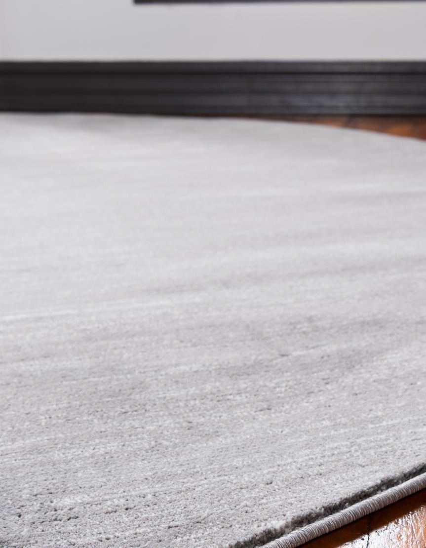 Rund Teppich Bellevue in Grau von Hadorn™ - Lifestyle Image