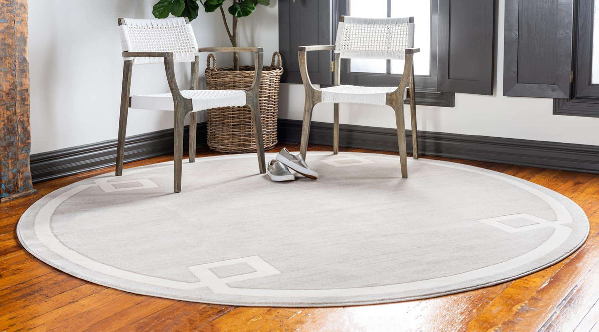 Rund Teppich Bellevue in Beige von Hadorn™ - Lifestyle Image