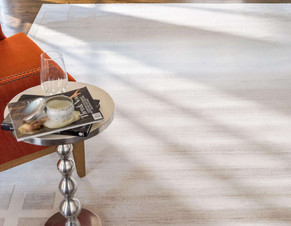 Rund Teppich Bellevue in Beige von Hadorn™ - Lifestyle Image