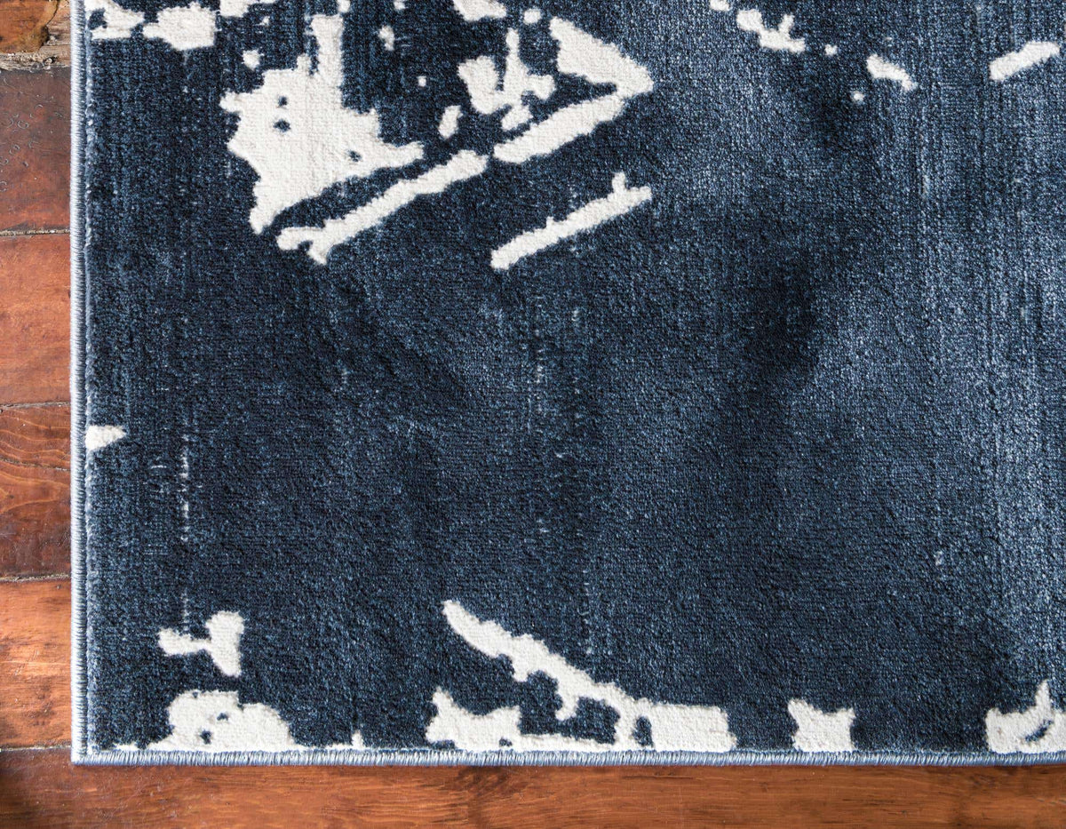 Rechteck Teppich Bellevue in Marineblau von Hadorn™ - Lifestyle Image