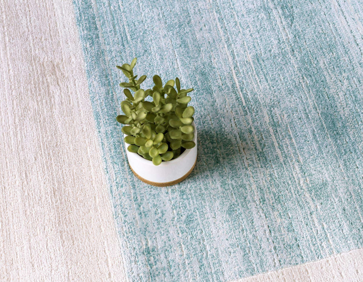 Läufer Teppich Bellevue in Türkis von Hadorn™ - Lifestyle Image