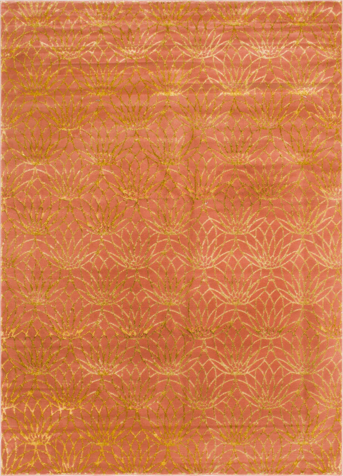 Rechteck Teppich Marilyn Monroe™ Glam Trellis in Gold von Hadorn™ - Lifestyle Image