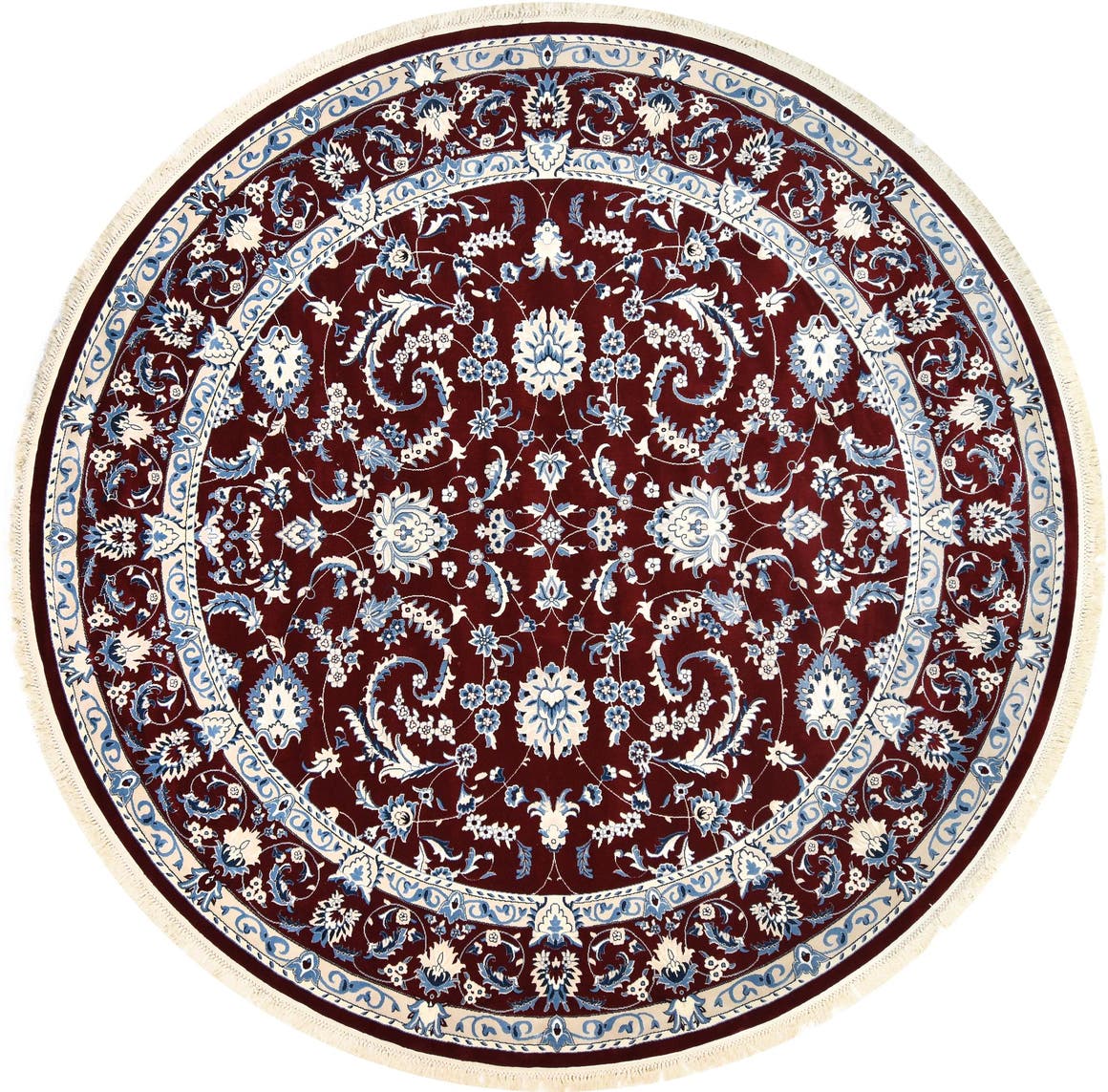 Rund Teppich Classical in Rot von Hadorn™ - Lifestyle Image