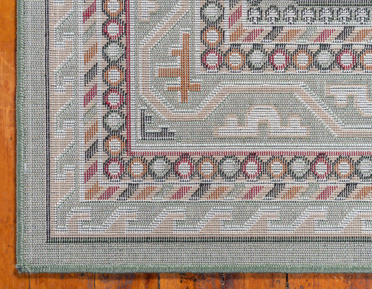 Rechteck Teppich Gharajeh in Grün von Hadorn™ - Lifestyle Image