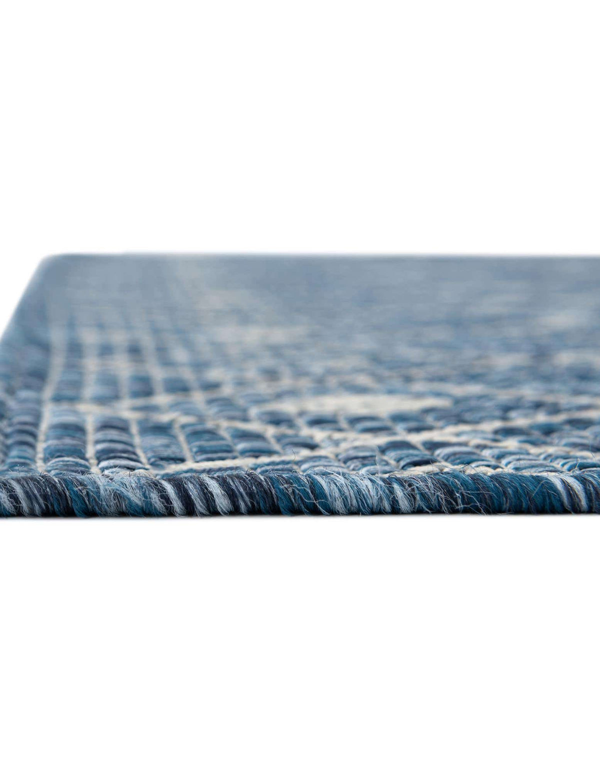 Rechteck Outdoor Teppich Tulum Outdoor in Blau von Hadorn™ - Lifestyle Image