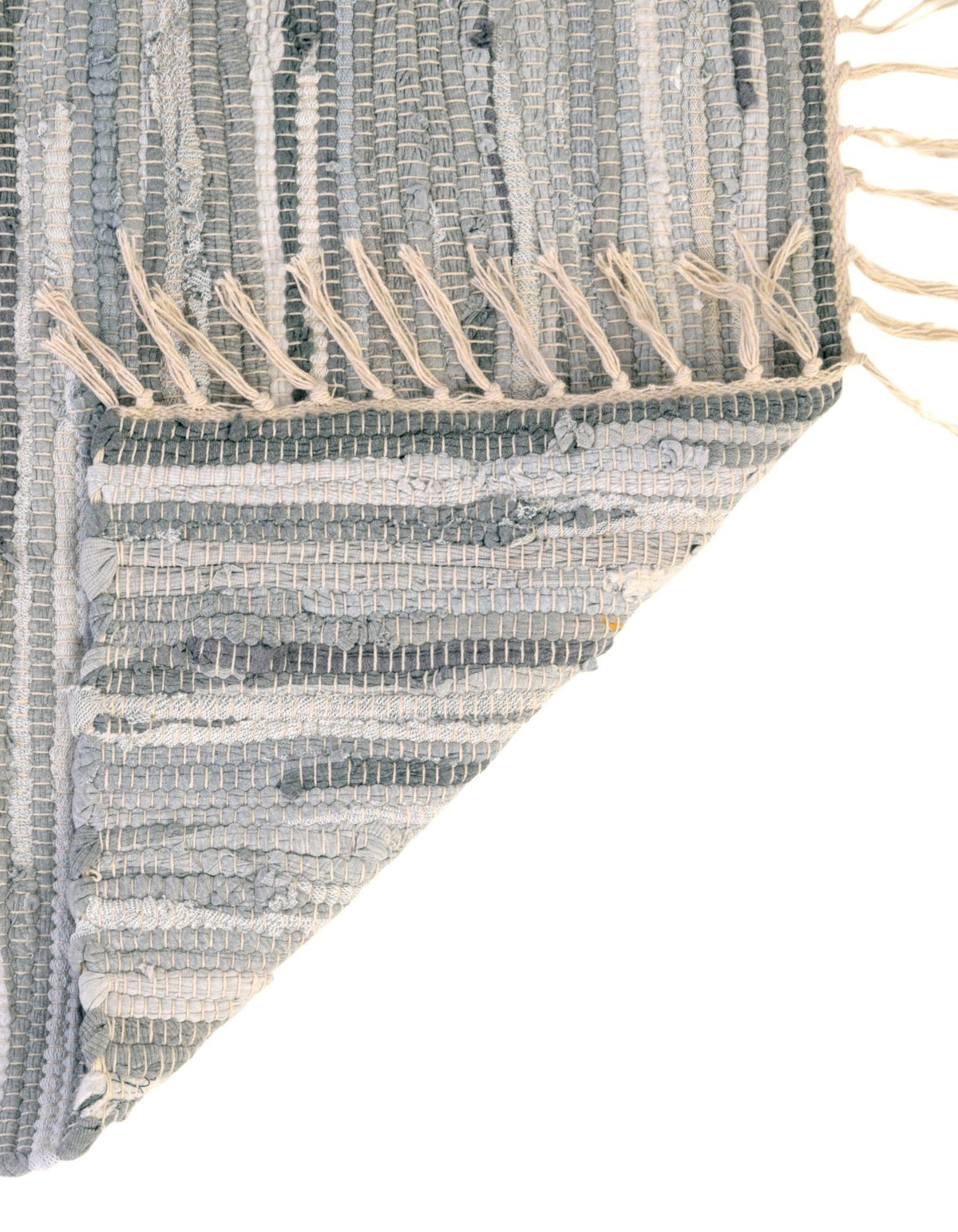 Kunstfaser Teppich Chindi Cotton in Grau von Hadorn™ - Lifestyle Image