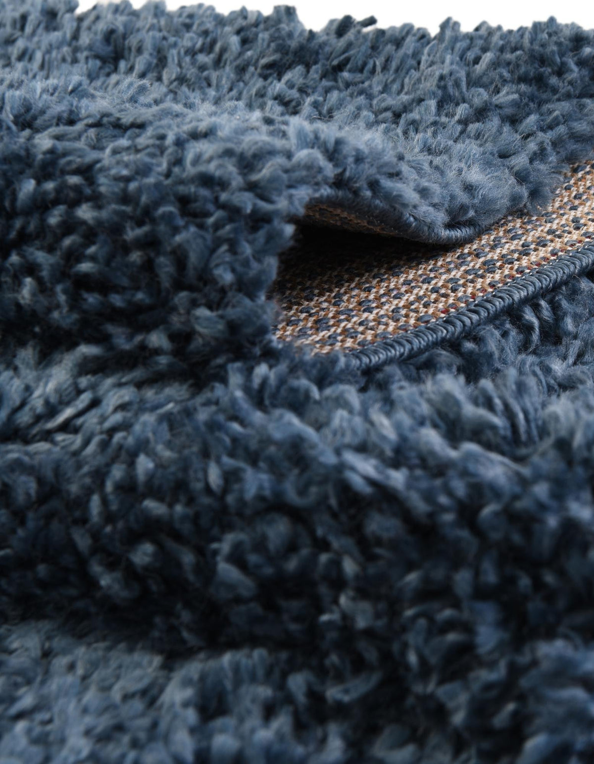 Läufer Hochflorteppich Zermatt Shag in Blau von Hadorn™ - Lifestyle Image