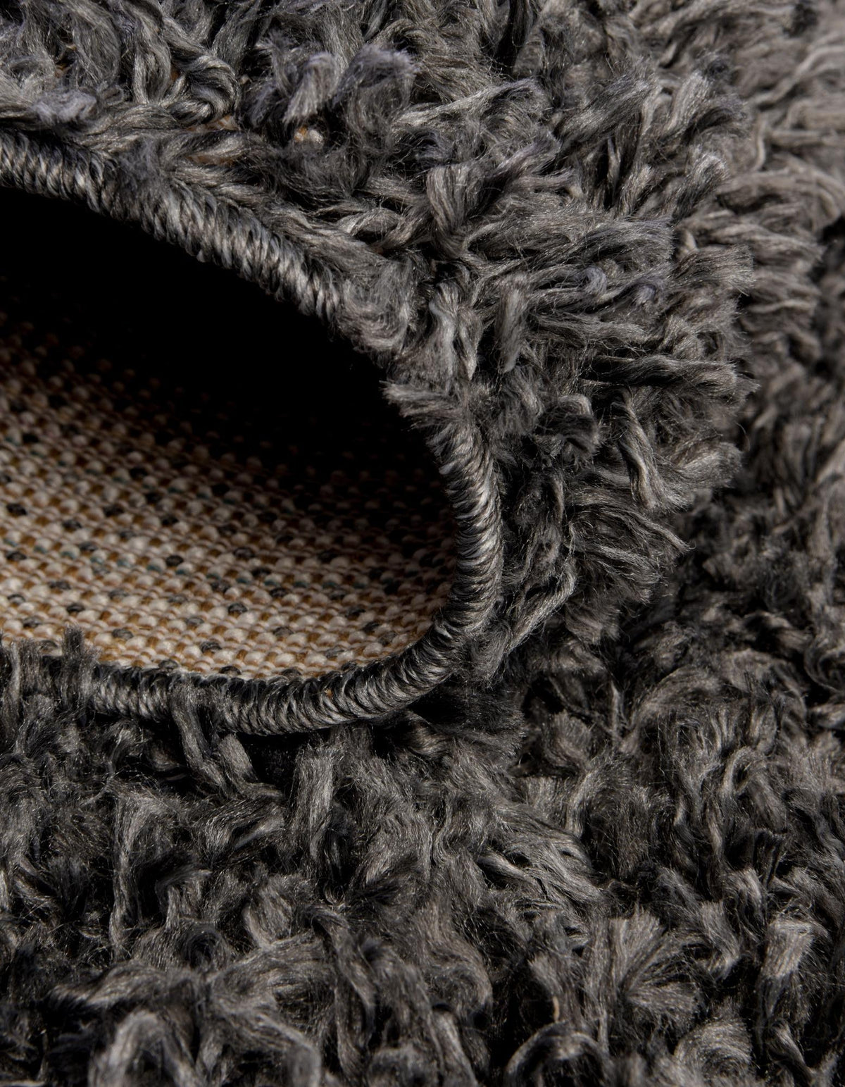 Läufer Hochflorteppich Zermatt Shag in Grau von Hadorn™ - Lifestyle Image