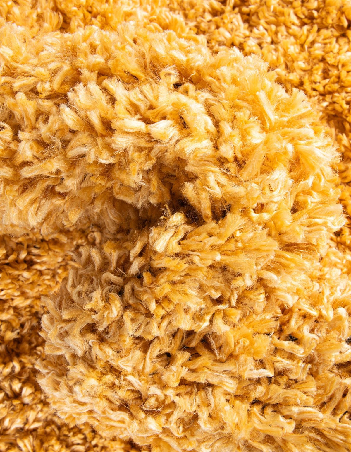 Rechteck Hochflorteppich Zermatt Shag in Gelb von Hadorn™ - Lifestyle Image