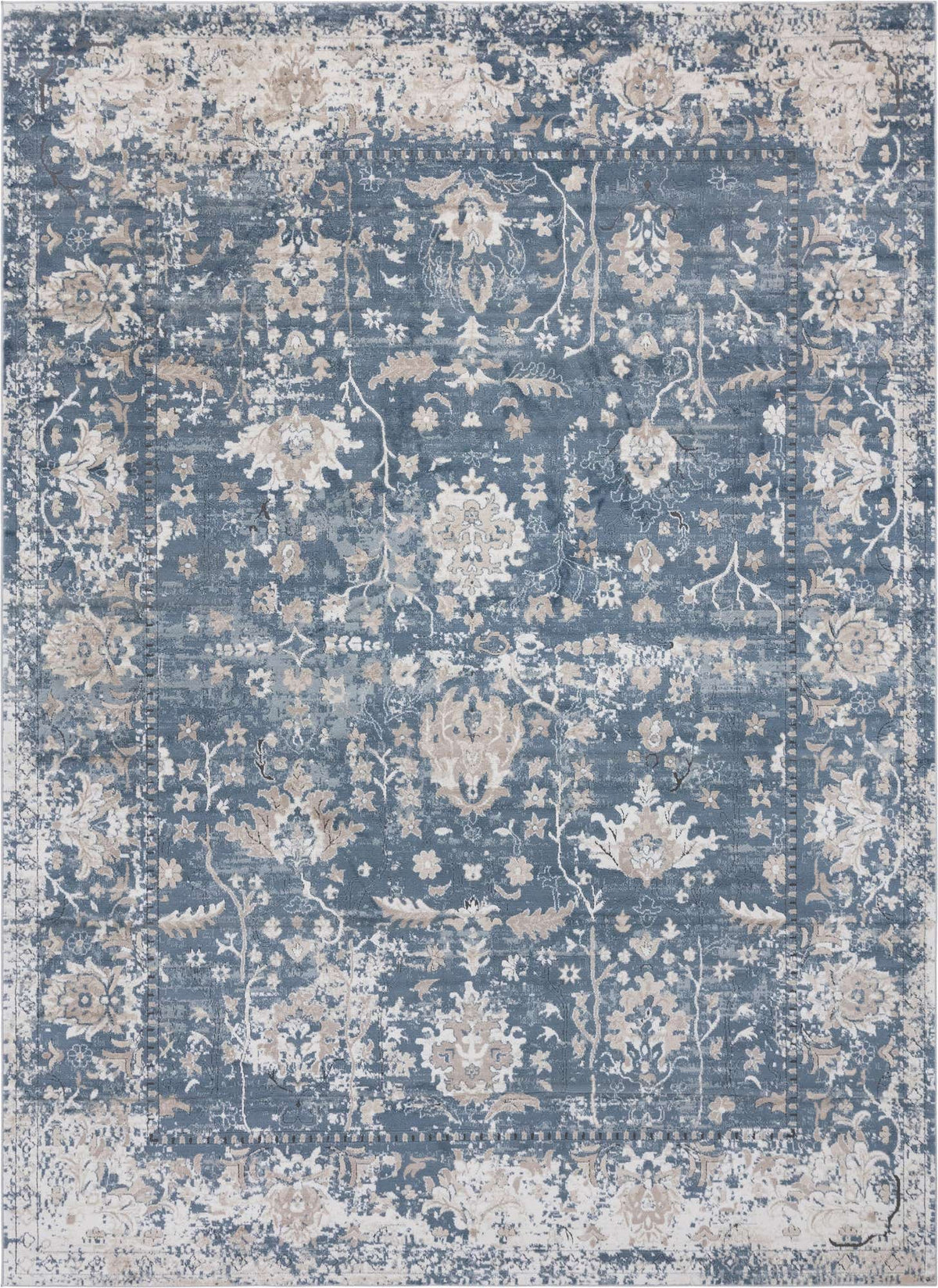 Rechteck Teppich Oregon in Blau von Hadorn™ - Lifestyle Image