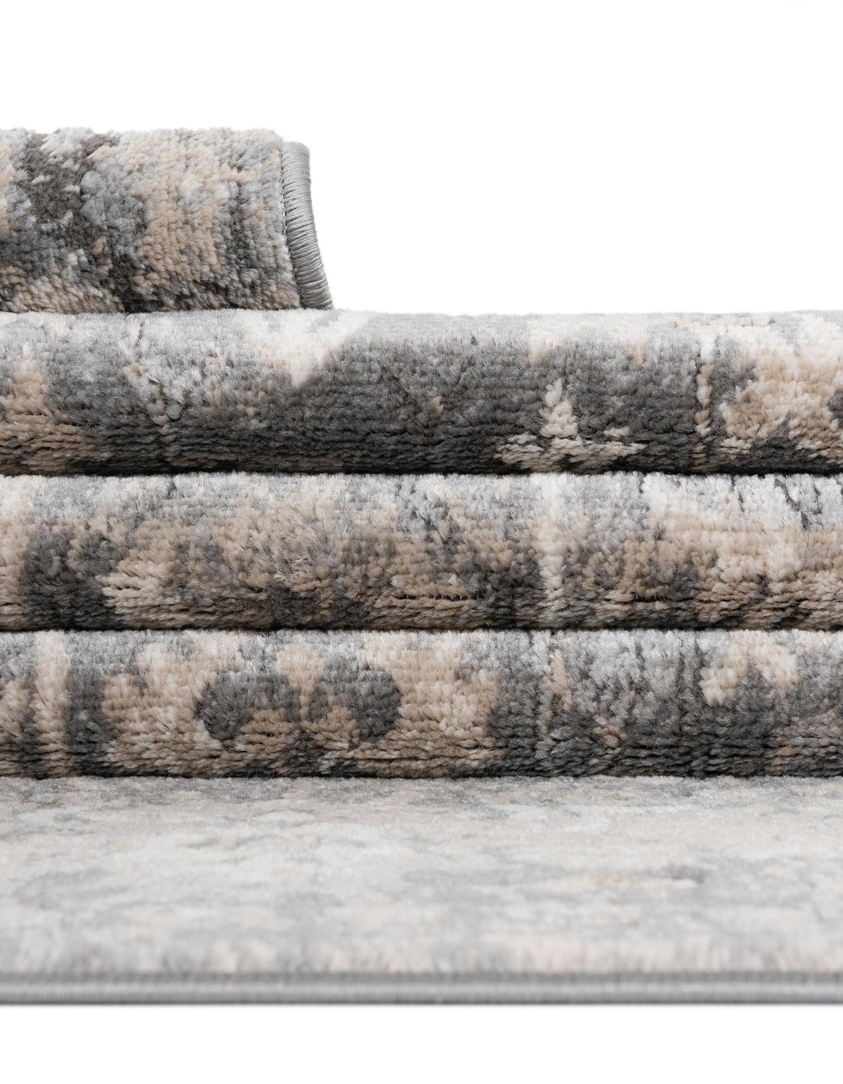 Quadratisch Teppich Oregon in Grau von Hadorn™ - Lifestyle Image