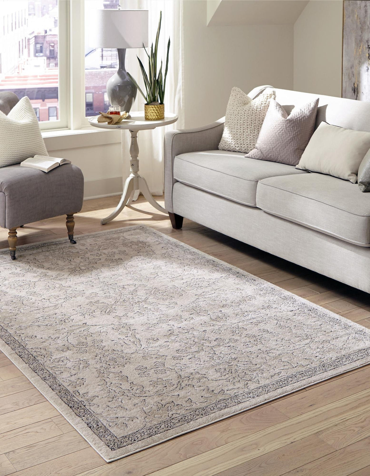 Rechteck Teppich Oregon in Beige von Hadorn™ - Lifestyle Image