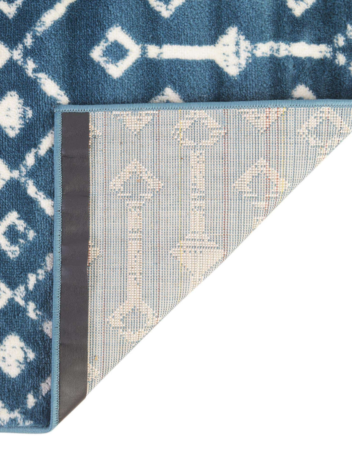 Rechteck Teppich Kasbah Trellis in Blau von Hadorn™ - Lifestyle Image
