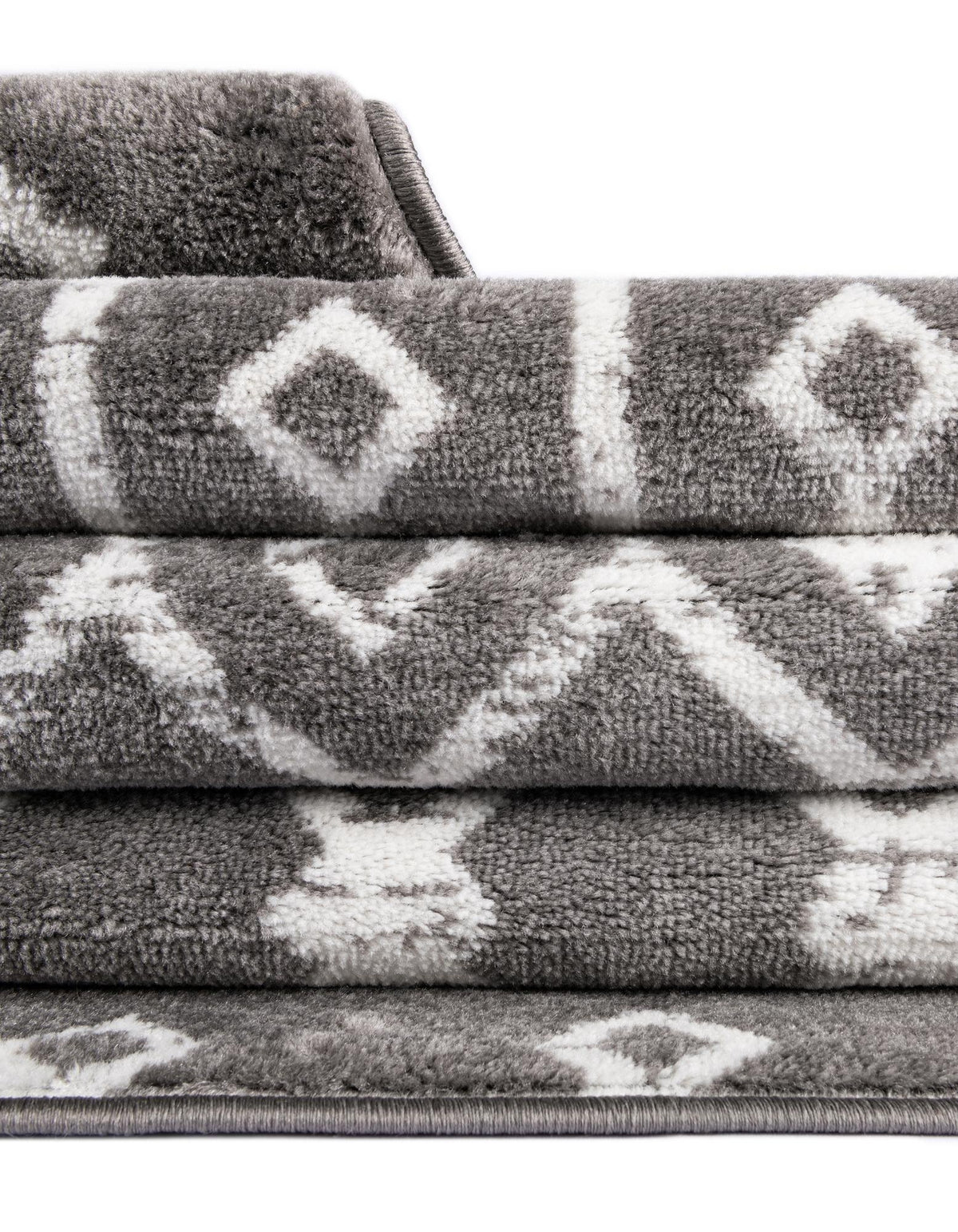 Läufer Teppich Kasbah Trellis in Hellgrau von Hadorn™ - Lifestyle Image