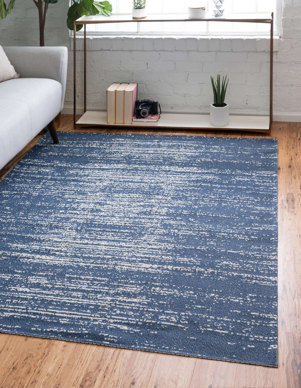 Rechteck Teppich Georgia in Blau von Hadorn™ - Lifestyle Image