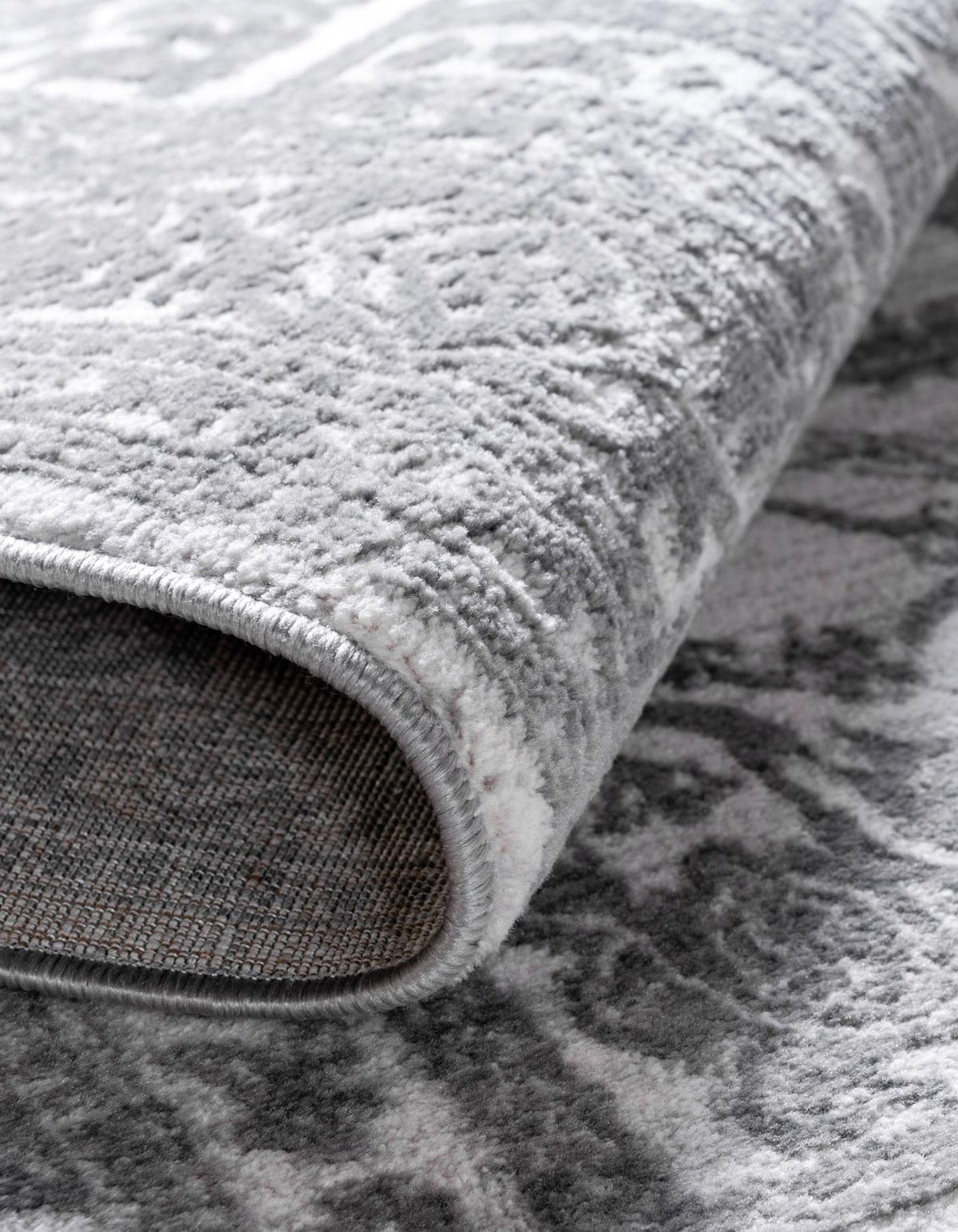 Quadratisch Teppich Boston in Weiss von Hadorn™ - Lifestyle Image