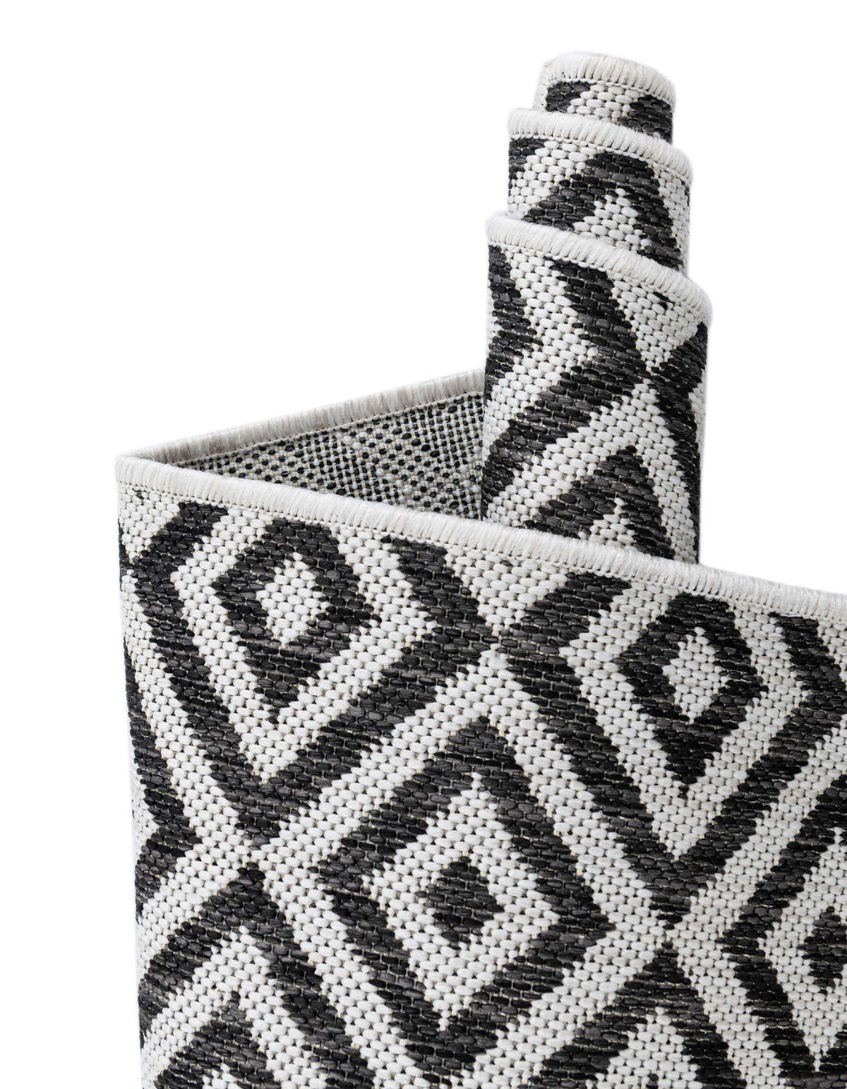 Rechteck Outdoor Teppich Tulum Outdoor in Anthrazit von Hadorn™ - Lifestyle Image