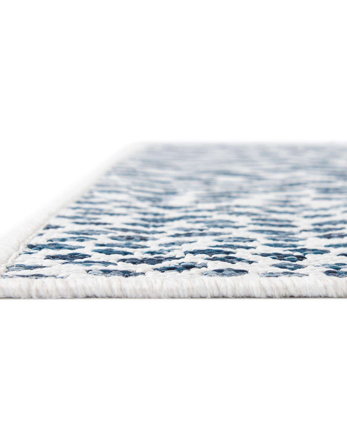 Quadratisch Outdoor Teppich Tulum Outdoor in Blau von Hadorn™ - Lifestyle Image