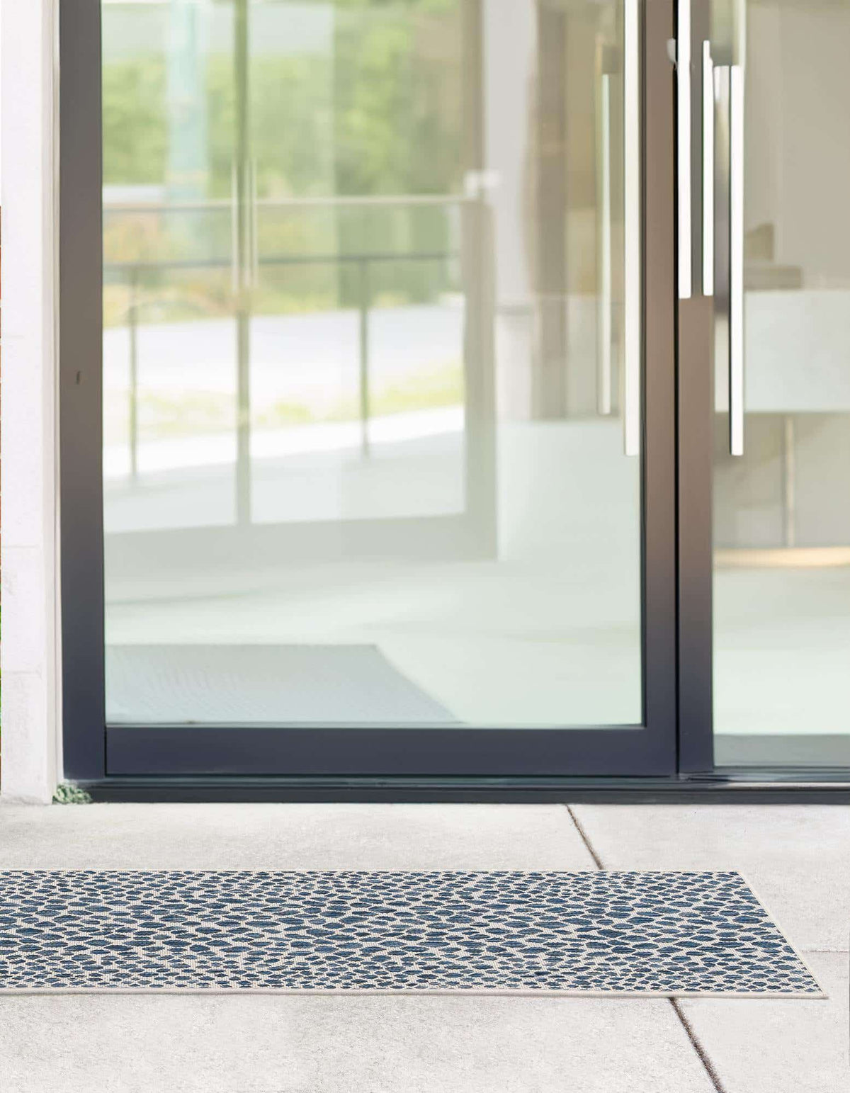 Läufer Outdoor Teppich Tulum Outdoor in Blau von Hadorn™ - Lifestyle Image