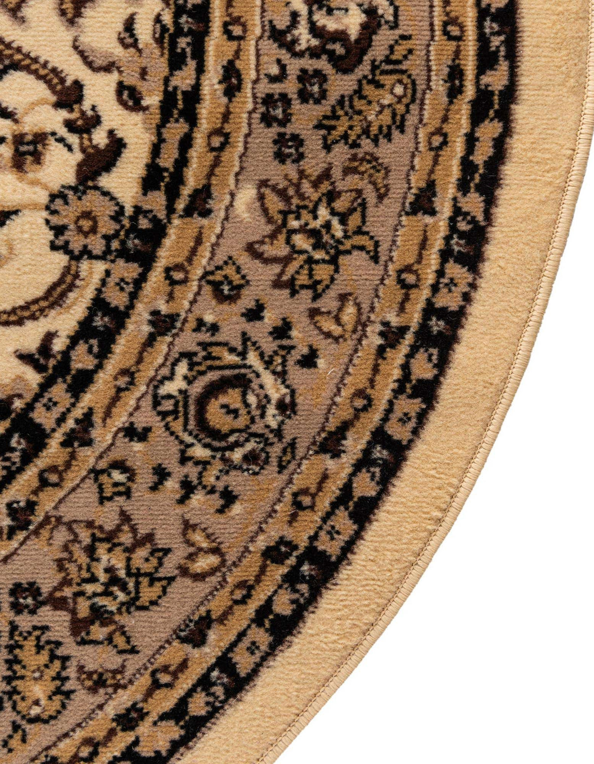 Oval Teppich Kashan Design in Elfenbein von Hadorn™ - Lifestyle Image