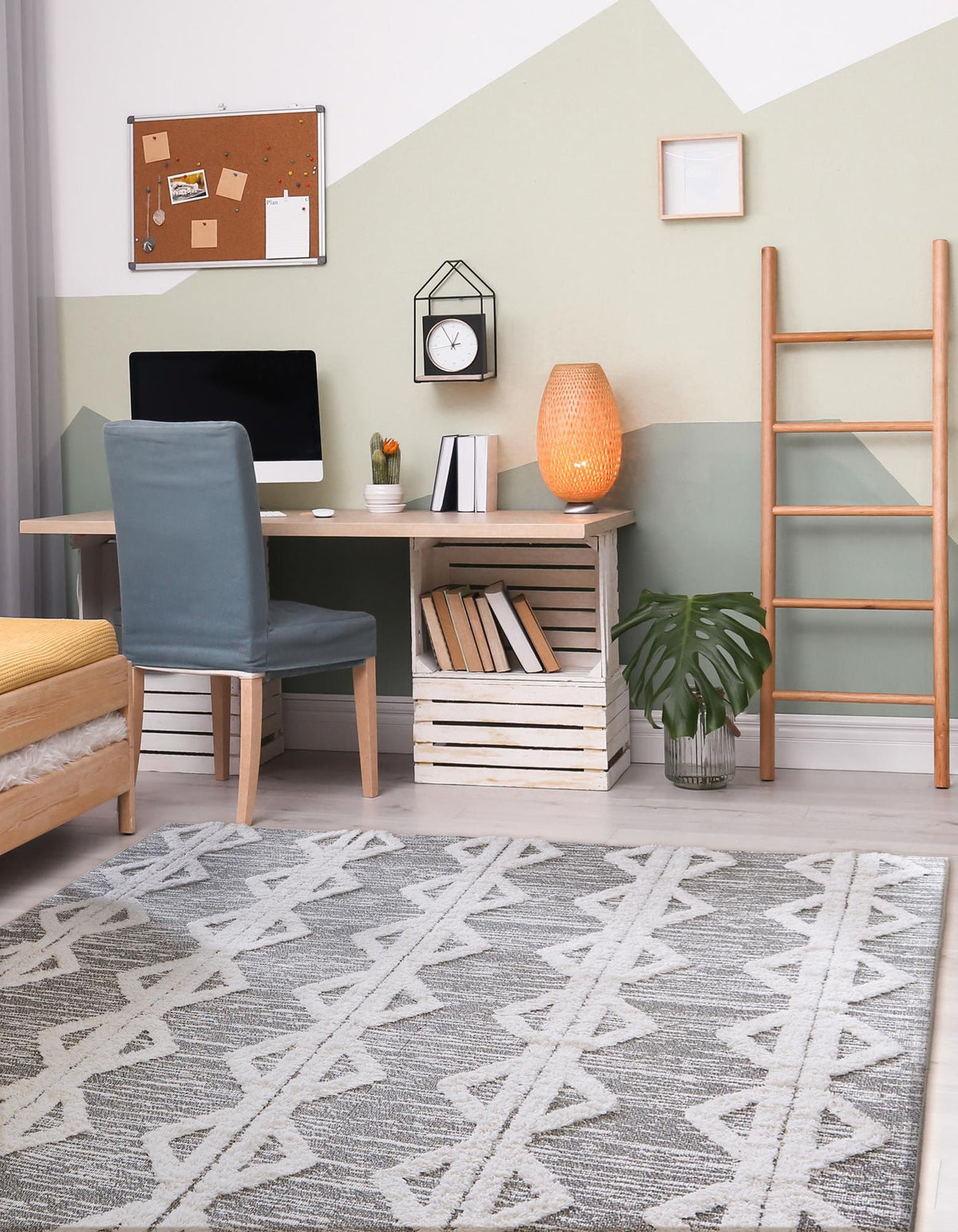 Rechteck Teppich Sabrina Soto Casa in Anthrazitgrau von Hadorn™ - Lifestyle Image
