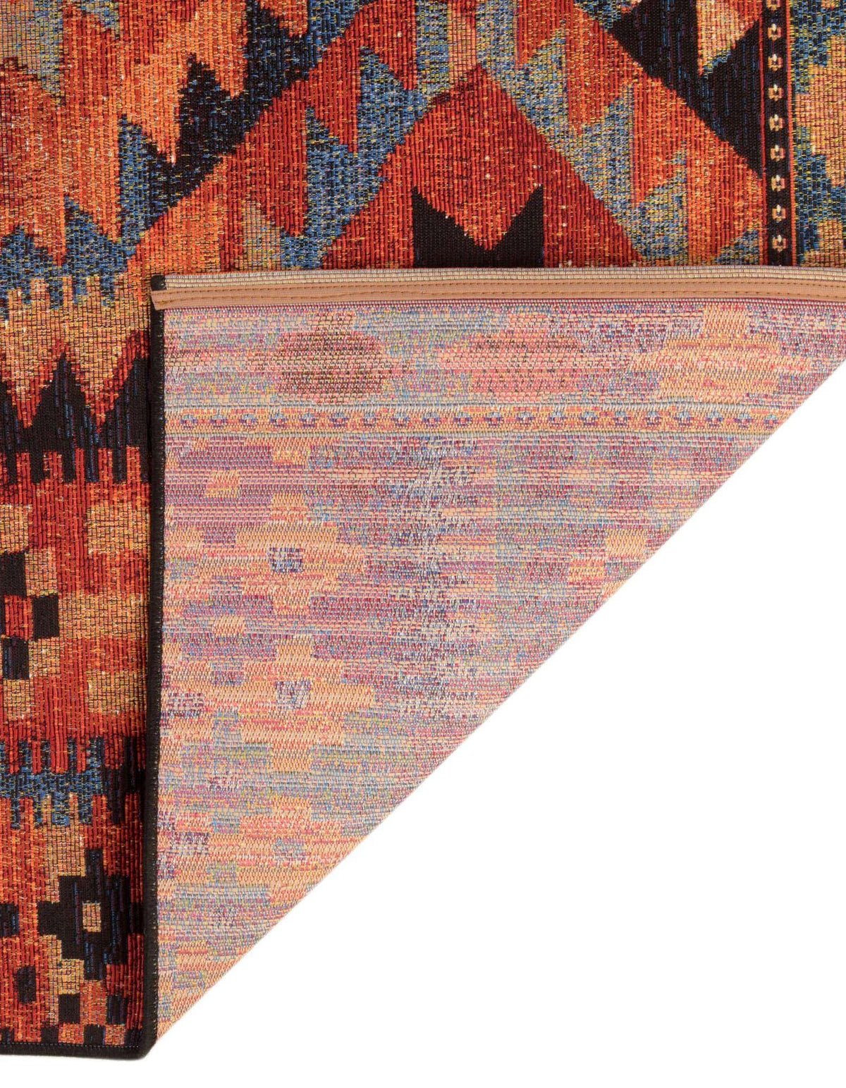 Rechteck Outdoor Teppich Outdoor Tribal in Mehrfarbig von Hadorn™ - Lifestyle Image