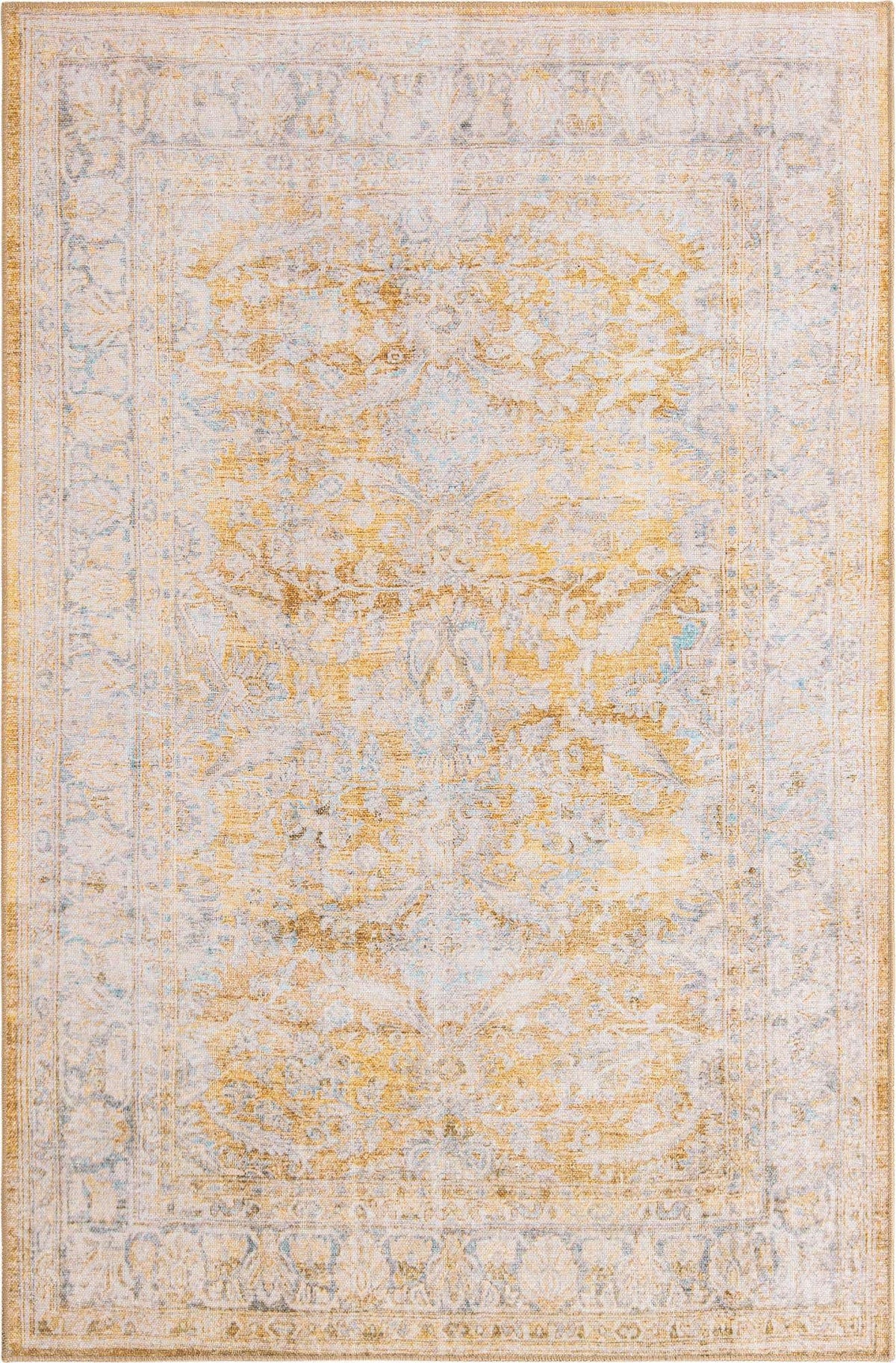 Rechteck Teppich Timeless in Gelb von Hadorn™ - Lifestyle Image