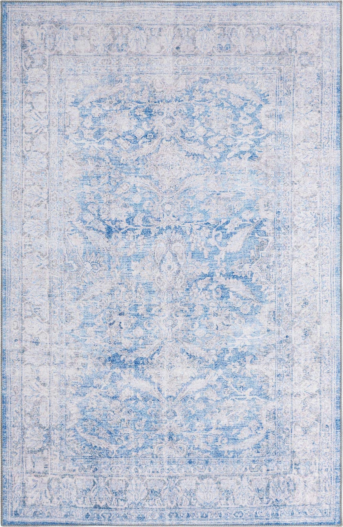 Rechteck Teppich Timeless in Blau von Hadorn™ - Lifestyle Image