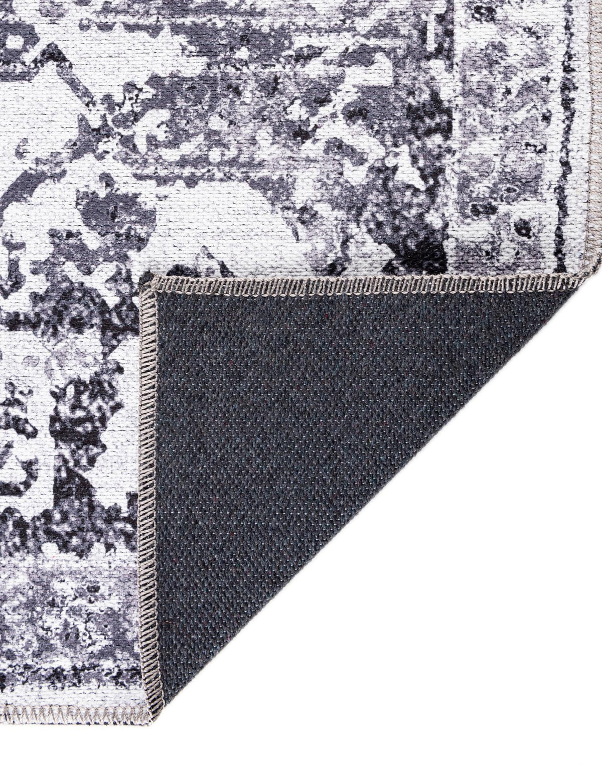 Quadratisch Teppich Renaissance in Hellgrau von Hadorn™ - Lifestyle Image
