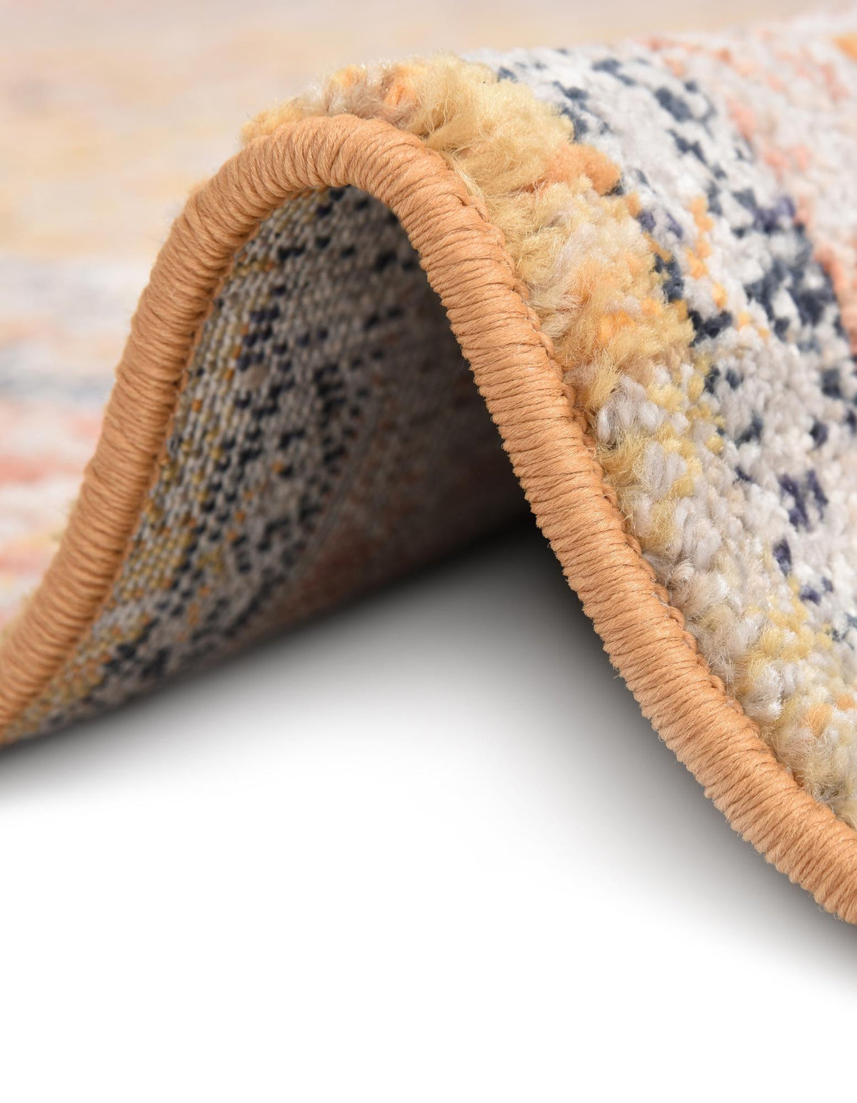 Rund Teppich Lola in Gelb von Hadorn™ - Lifestyle Image