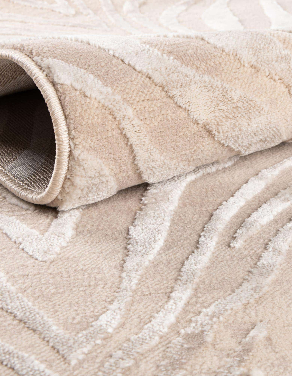 Rechteck Teppich Finsbury in Elfenbeinbeige von Hadorn™ - Lifestyle Image