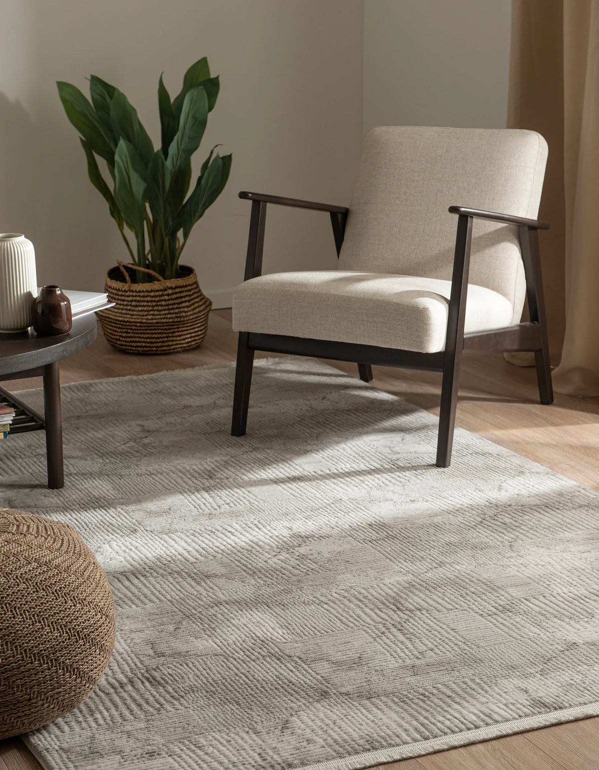 Rechteck Teppich Davos Flawless in Grau von Hadorn™ - Lifestyle Image