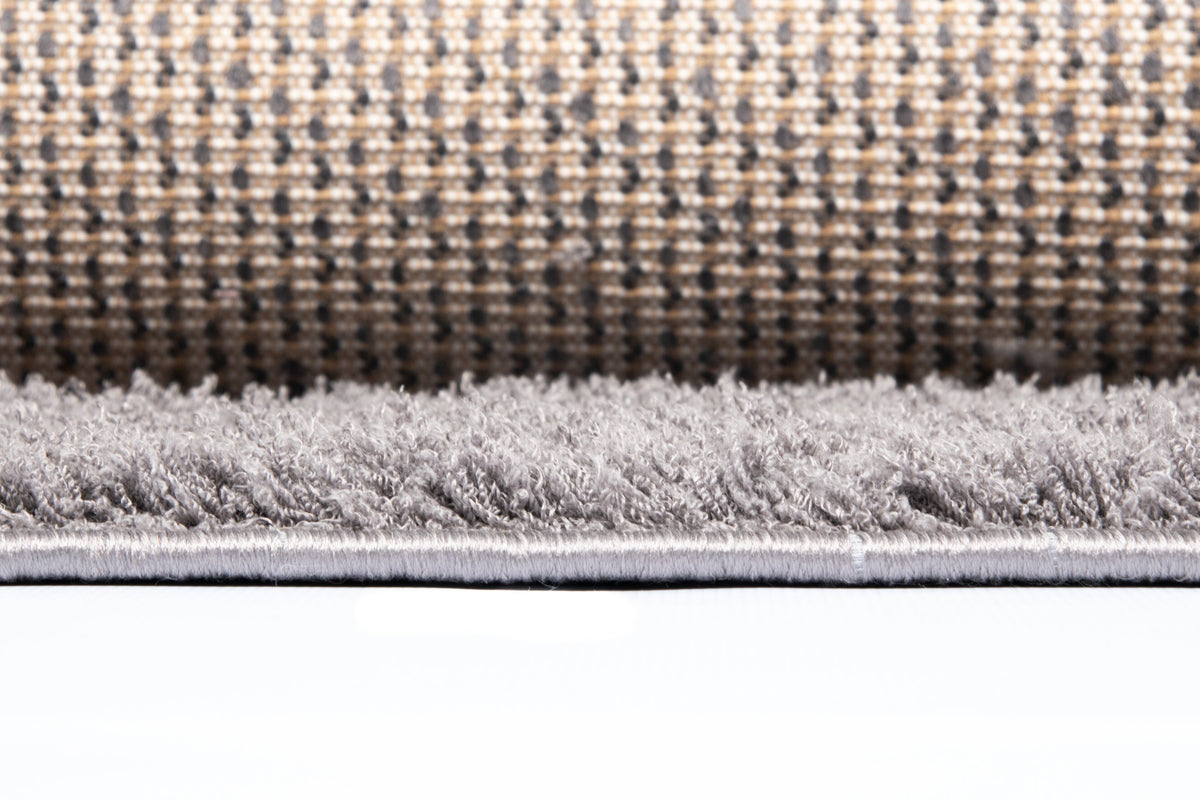 Quadratisch Teppich Luzern in Grau von Hadorn™ - Lifestyle Image