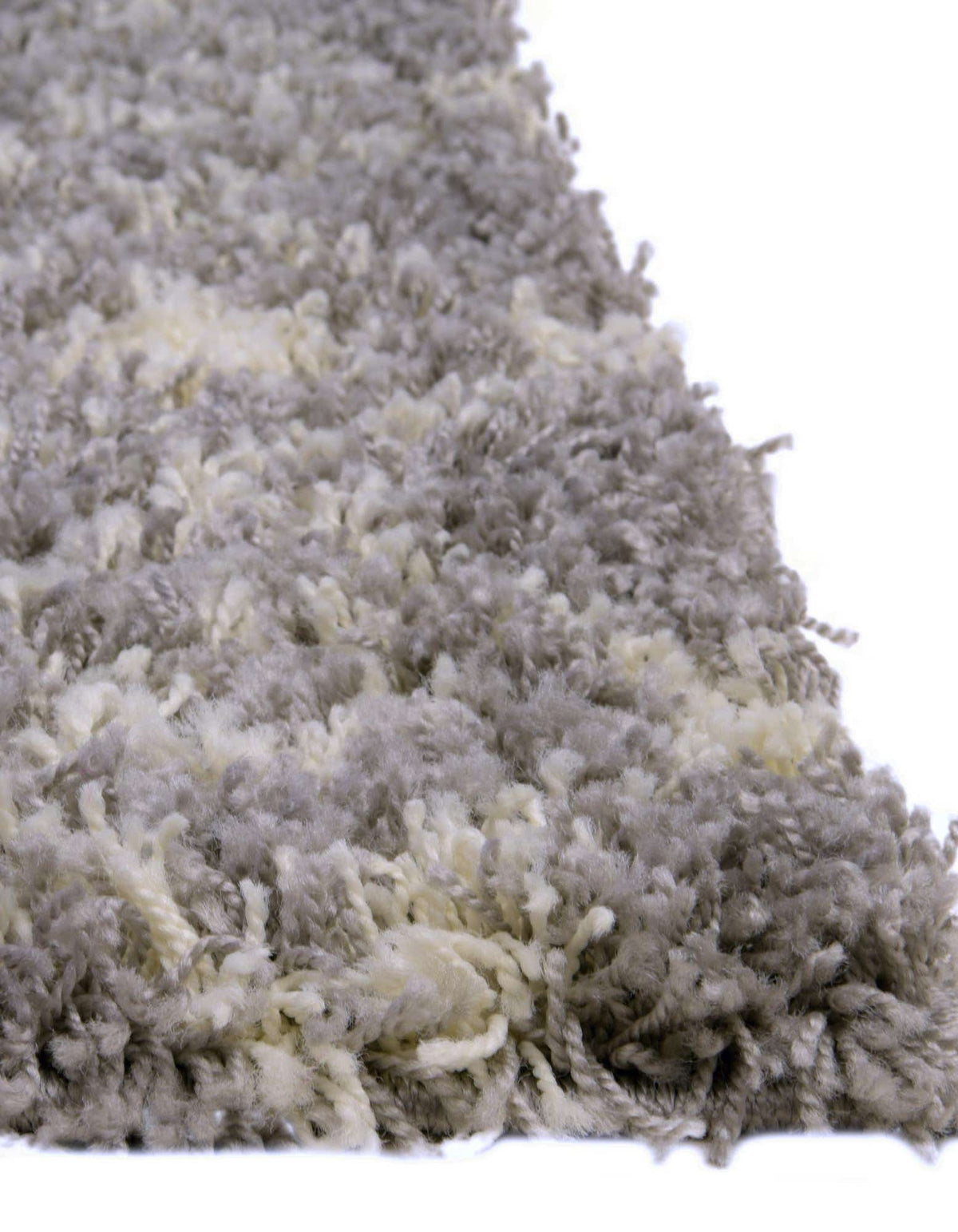 Quadratisch Hochflorteppich Moroccan Trellis Shag in Grau von Hadorn™ - Lifestyle Image