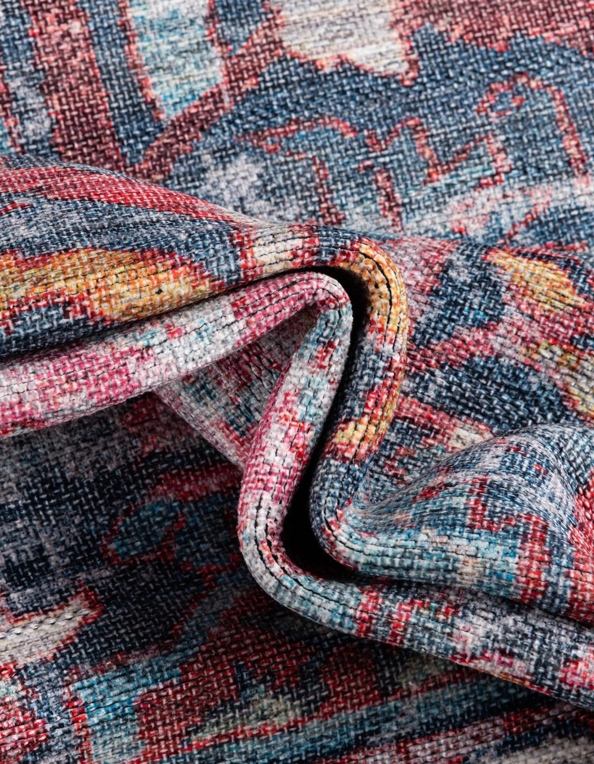 Rechteck Teppich Maahru in Marineblau von Hadorn™ - Lifestyle Image