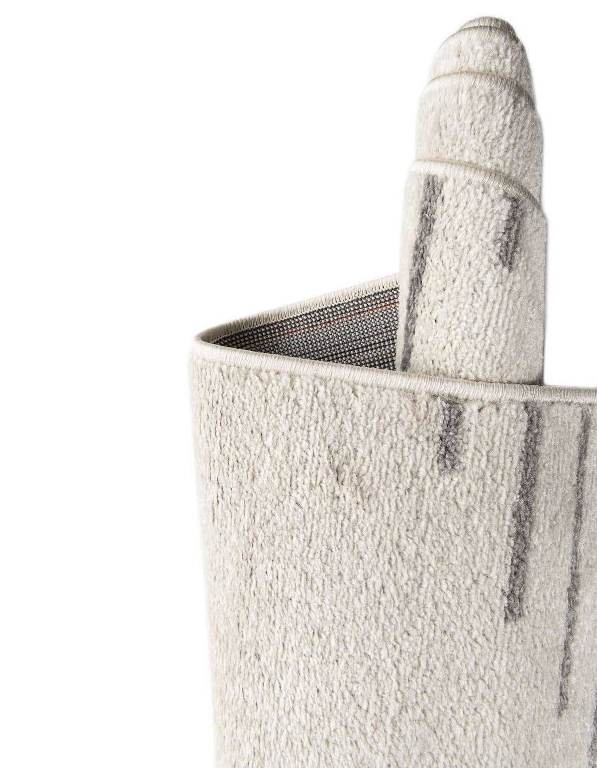 Rechteck Teppich Kai in Elfenbein und Grau von Hadorn™ - Lifestyle Image