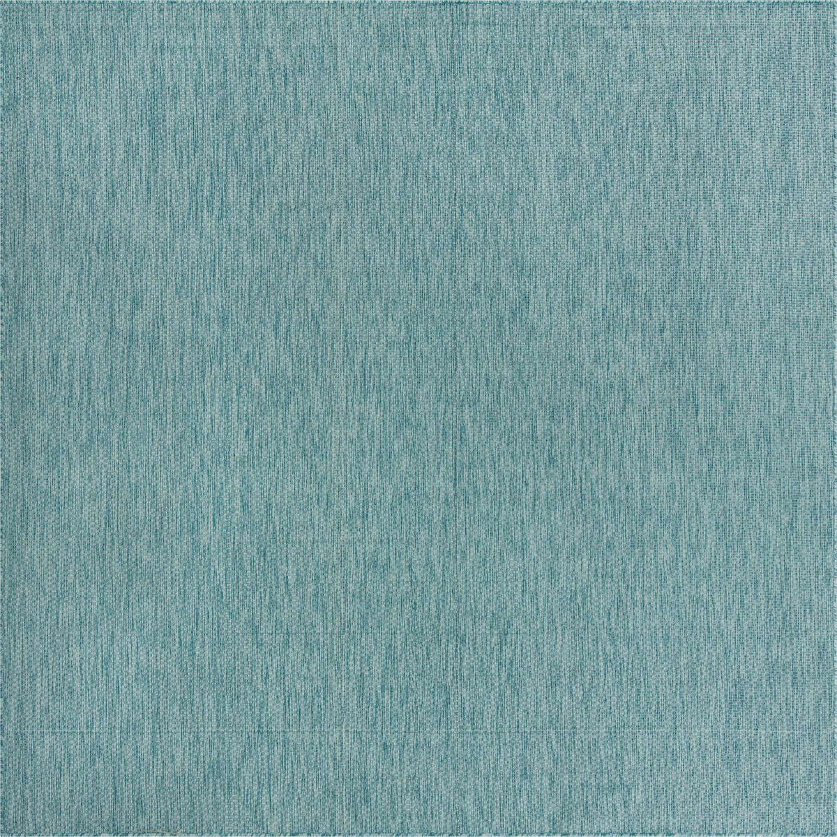 Quadratisch Outdoor Teppich Tulum Outdoor in Aquamarin von Hadorn™ - Lifestyle Image