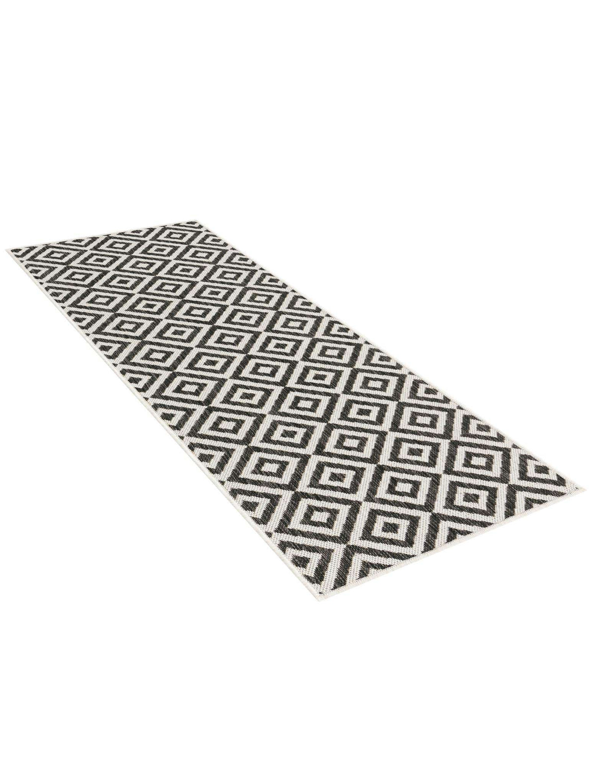 Läufer Outdoor Teppich Tulum Outdoor in Anthrazit von Hadorn™ - Lifestyle Image